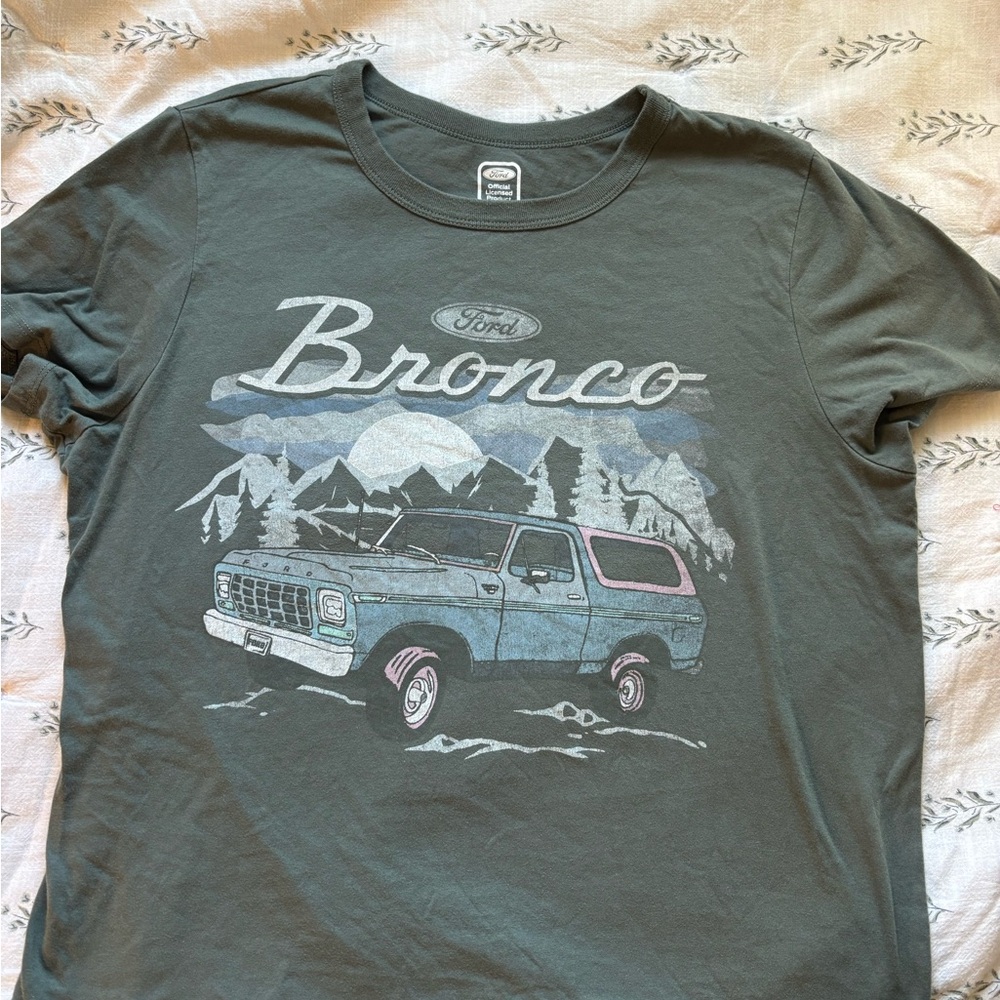 Hybrid Apparel Ford Bronco Graphic Tee - Olive